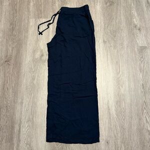 Uniqlo Navy Wide Leg Pant